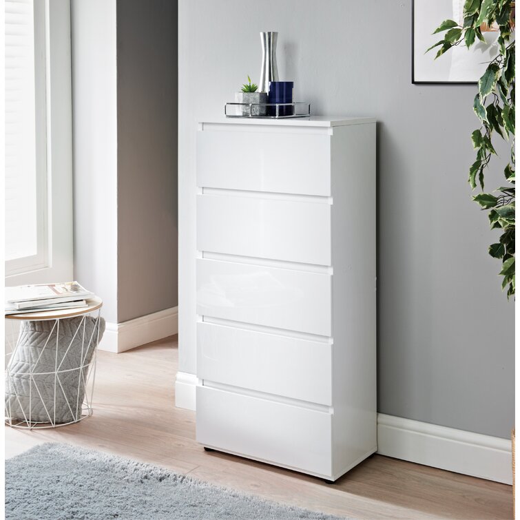 White slim deals drawer unit